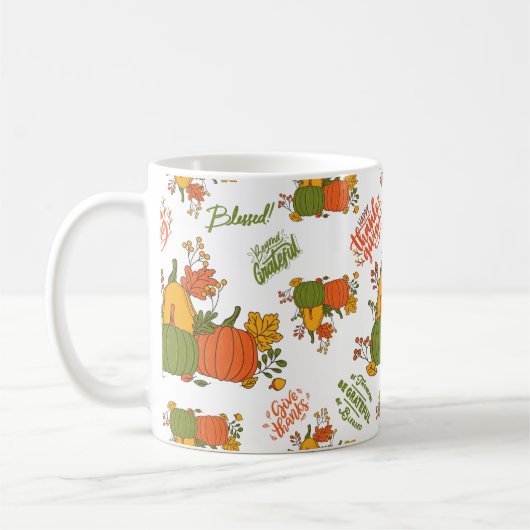 Mug Automne automne récolte Thankgiving (Gauche)