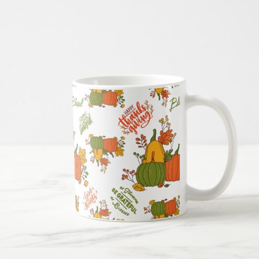 Mug Automne automne récolte Thankgiving (Droite)