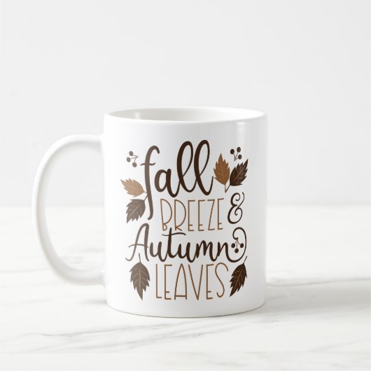 Mug Automne Breeze Feuilles d'automne (Gauche)