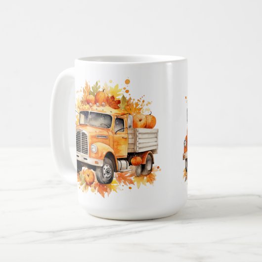 Mug Automne - Camion Automne (Devant gauche)