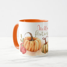 Automne - Citrouille Bonjour Automne