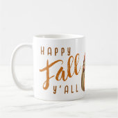 Mug Automne Citrouille mignon Halloween Thanksgiving A (Gauche)