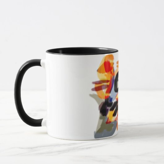 Mug Automne Coucher de soleil sur Scarecrow (Gauche)