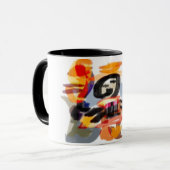 Mug Automne Coucher de soleil sur Scarecrow (Devant gauche)