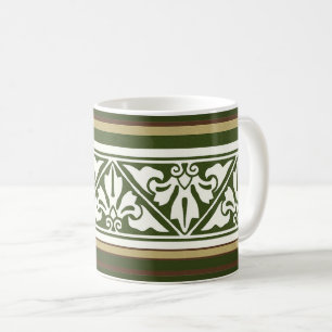 Mug Automne Couleurs Gothique Revival Feuille Frontale