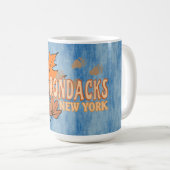 Mug Automne dans les Adirondacks avec les feuilles d'a (Devant droit)