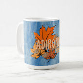 Mug Automne dans les Adirondacks avec les feuilles d'a (Devant gauche)