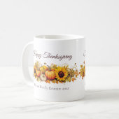 Mug Automne des Citrouilles de Bon thanksgiving person (Devant gauche)