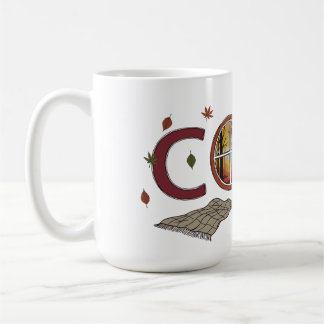 Mug Automne Design cosy avec Feuilles en chute