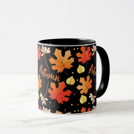 Mug Automne Feuillage Automne Feuilles Automne (Devant droit)