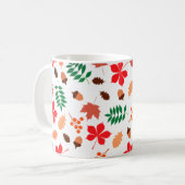 Mug automne, feuille, motif (Devant gauche)