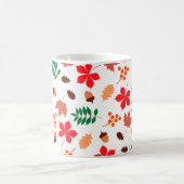 Mug automne, feuille, motif (Centre)