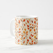 Mug Automne Feuilles Automne Motif (Devant gauche)