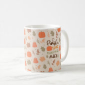 Mug Automne Feuilles Citrouille Automne Motif (Devant droit)