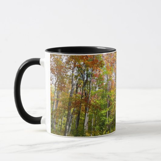 Mug Automne Forêt I Automne Paysage Photographie (Gauche)