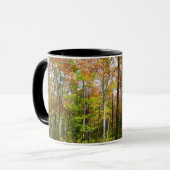 Mug Automne Forêt I Automne Paysage Photographie (Devant gauche)