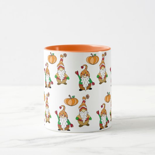 Mug Automne Gnome Automne Halloween saisonnier Hallowe (Centre)