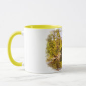 Mug Automne Jaune Réflexion du parc (Gauche)