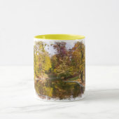 Mug Automne Jaune Réflexion du parc (Centre)