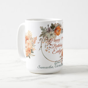 Mug Automne Mignon Gnome Feuilles D'automne Anniversai