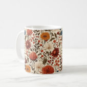 Mug Automne Moderne Automne Botanique Floral (Devant gauche)