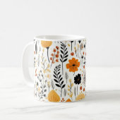 Mug Automne Moderne Boho Automne Botanique Floral (Devant gauche)