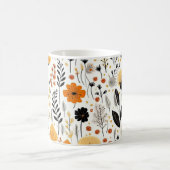Mug Automne Moderne Boho Automne Botanique Floral (Centre)