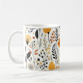 Mug Automne Moderne Boho Automne Botanique Floral (Gauche)