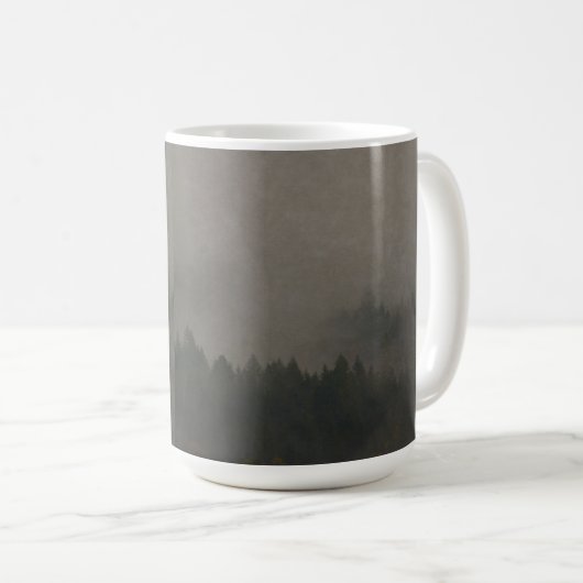 Mug Automne Moods Misty Forest Photo Art Nature Scène (Devant droit)