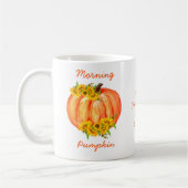 Mug Automne Orange Citrouille Thanksgiving Friendsgivi (Gauche)