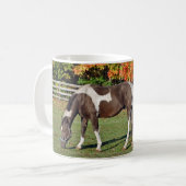 Mug automne Paint Horse dans les pâturages (Devant gauche)