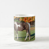 Mug automne Paint Horse dans les pâturages (Centre)