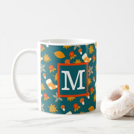 Mug Automne personnalisé (Avec donut)