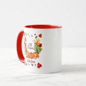 Mug Automne Personnalisé, Saison Citrouille Mug Au (Devant gauche)