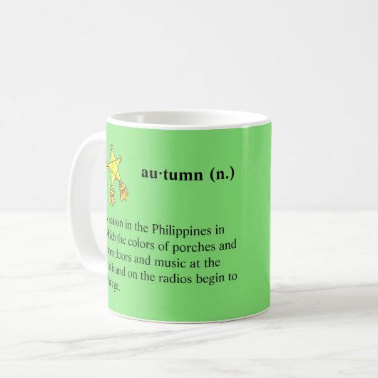 Mug Automne philippin (Devant gauche)