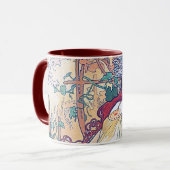 Mug Automne (Quatre Saisons), Alphonse Mucha (Devant gauche)