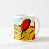Mug Automne rouge (Devant droit)