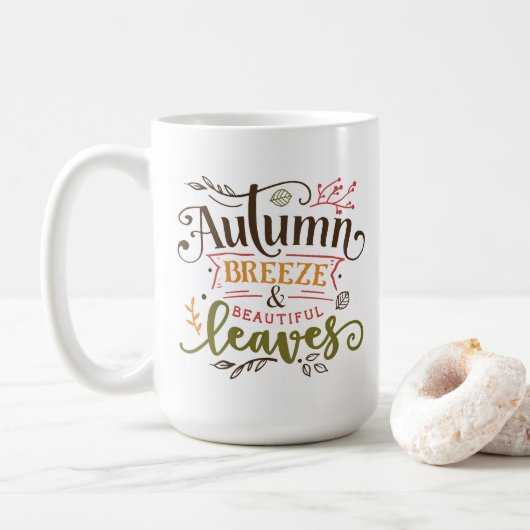 Mug Automne Rustique (Avec donut)