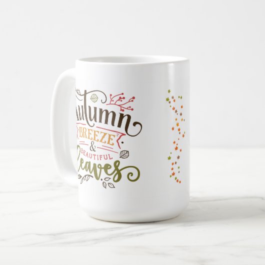 Mug Automne Rustique (Devant gauche)