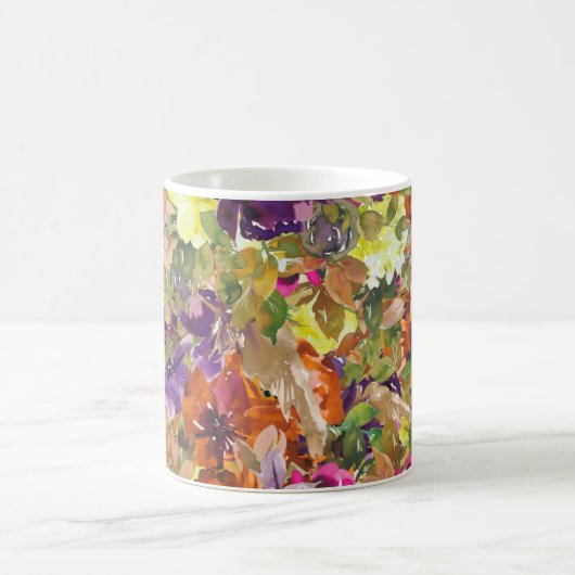 Mug Automne Rustique Automne Automne Motif Floral (Centre)