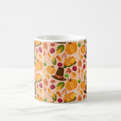 Mug Automne sans couture motif, mignonne texture de de (Centre)