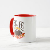 Mug Automne signifie football (Devant gauche)