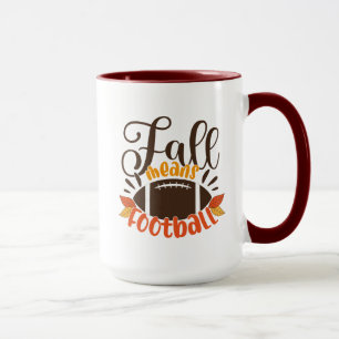 Mug Automne signifie football