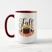 Mug Automne signifie football (Gauche)