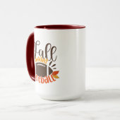 Mug Automne signifie football (Devant gauche)