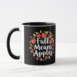 Mug Automne signifie la saison de cueillette des pomme