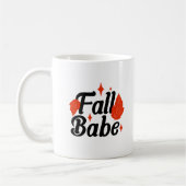 Mug Automne Stylish Automne Babe Imprimer (Gauche)