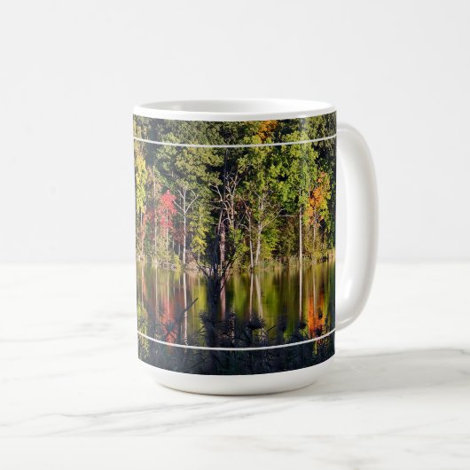 Mug Automne Sur Beardsley Pond (Devant droit)