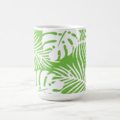 Mug automne tropical, motifs de feuilles d'été (Centre)
