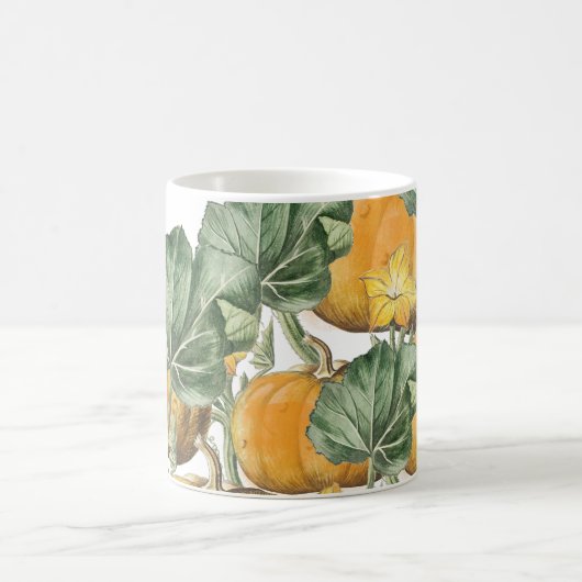 Mug Automne Vintage Citrouilles (Centre)